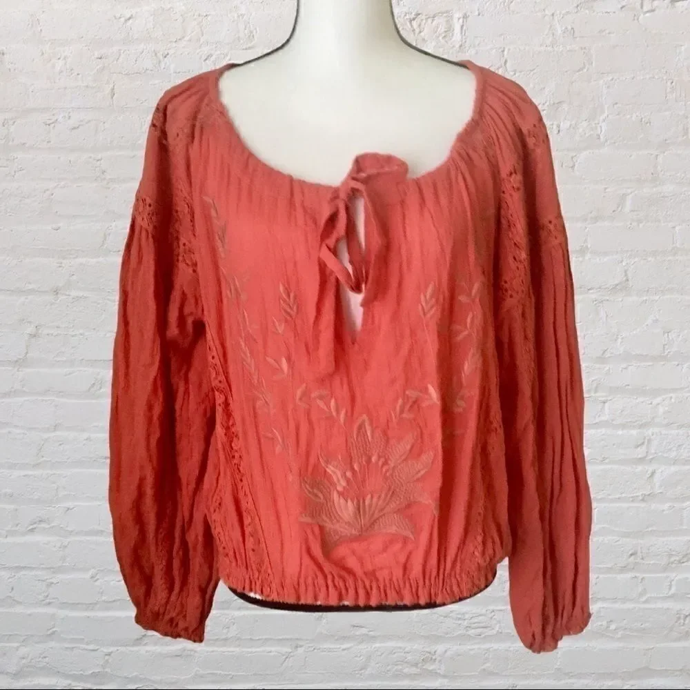 - Free People Maria Maria Blouse Size XS NWT - Picture 2 of 7